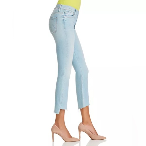 Mother The Insider Crop Step Fray in Fresh Catch Size 26 – High Rise Bootcut - Picture 4 of 14